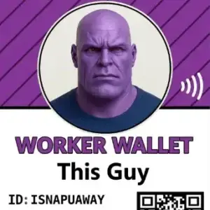 Worker Wallet card