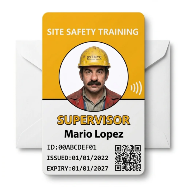 Sst Project Work Sticker SST Card — NYC DOB APPROVED | NYC DOB Approved | SST.NYC