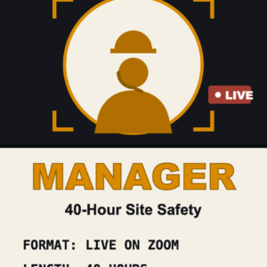 NYC DOB 40-Hour Site Safety Manager — Live on Zoom